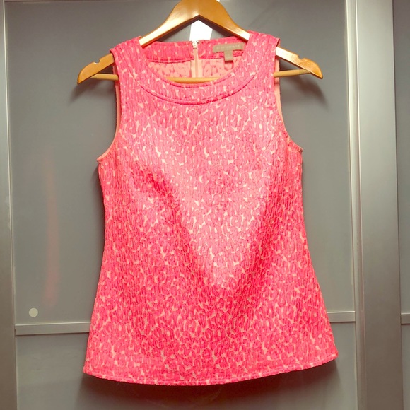 Banana Republic Tops - Neon pink leopard Banana Republic shirt Banana Republic Tops - Neon pink leopard Banana Republic shirt